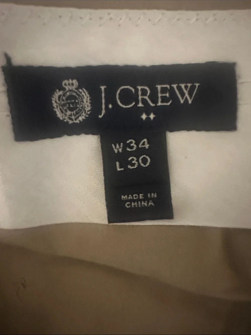 J. Crew Men's Chino Pants in Tan new without tag (17)